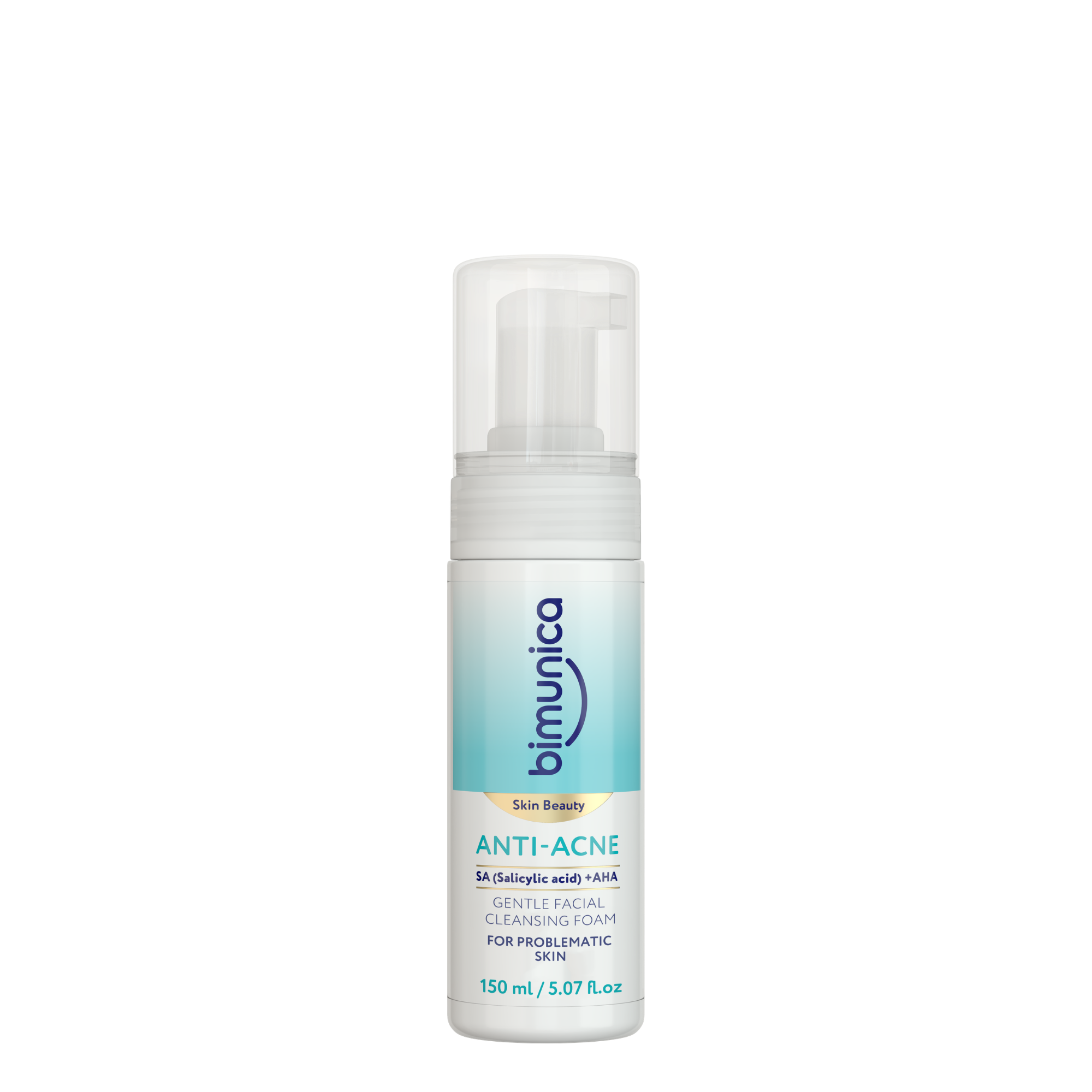 Bọt Rửa Mặt Hỗ Trợ Làm Sạch (Da Dầu Mụn) Bimunica Skin Beauty Salicylic Acid 150ml