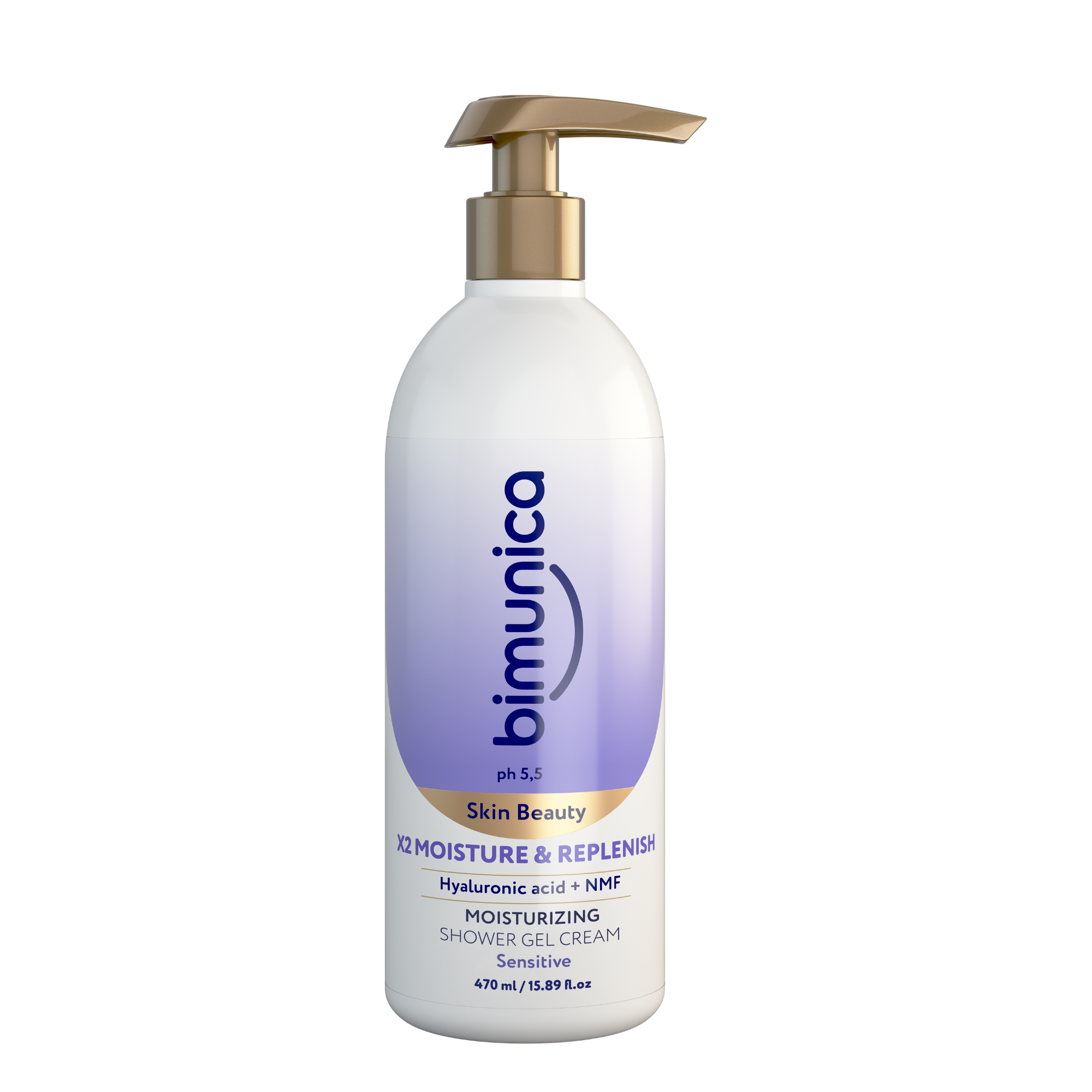 Sữa Tắm Hỗ Trợ Dưỡng Ẩm (Da Khô) Bimunica Skin Beauty Moisture & Replenish NMF 470ml